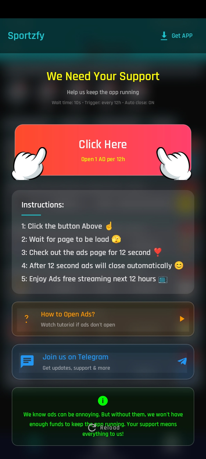 Sportzly screenshot 2