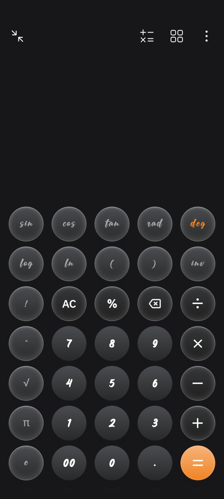 Calculator screenshot 2