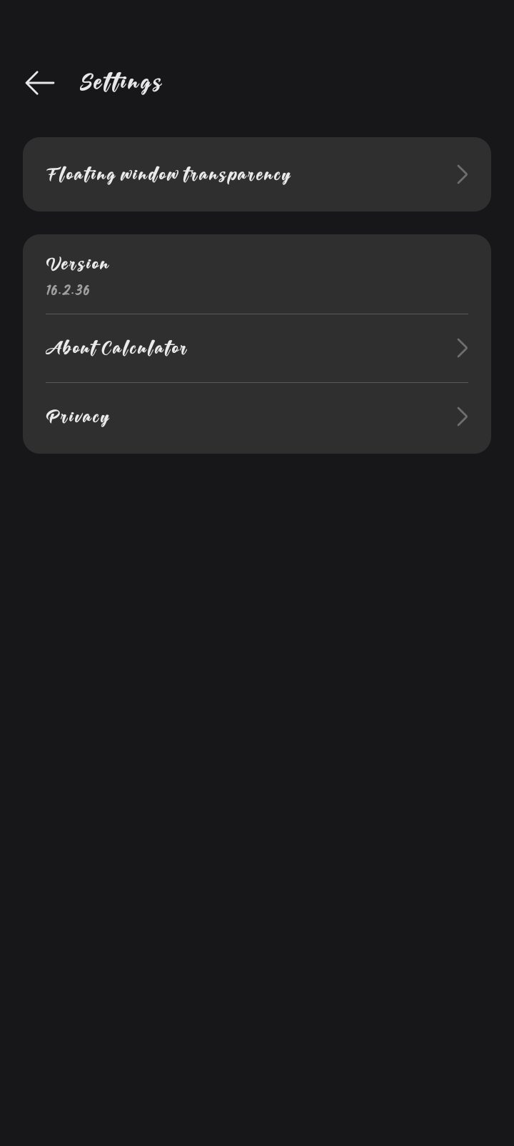 Calculator screenshot 4