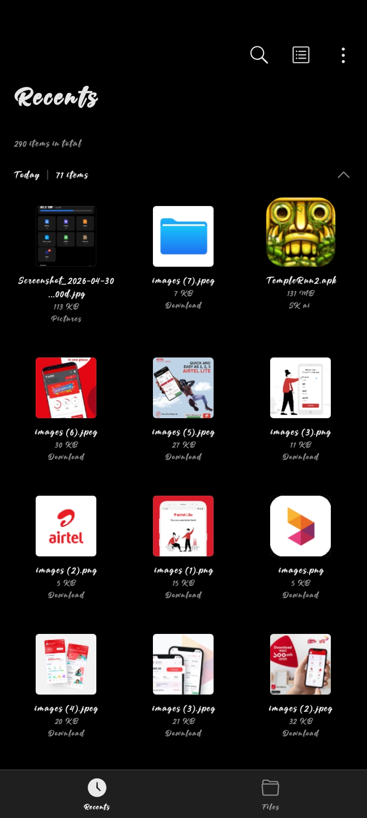 Files screenshot 2