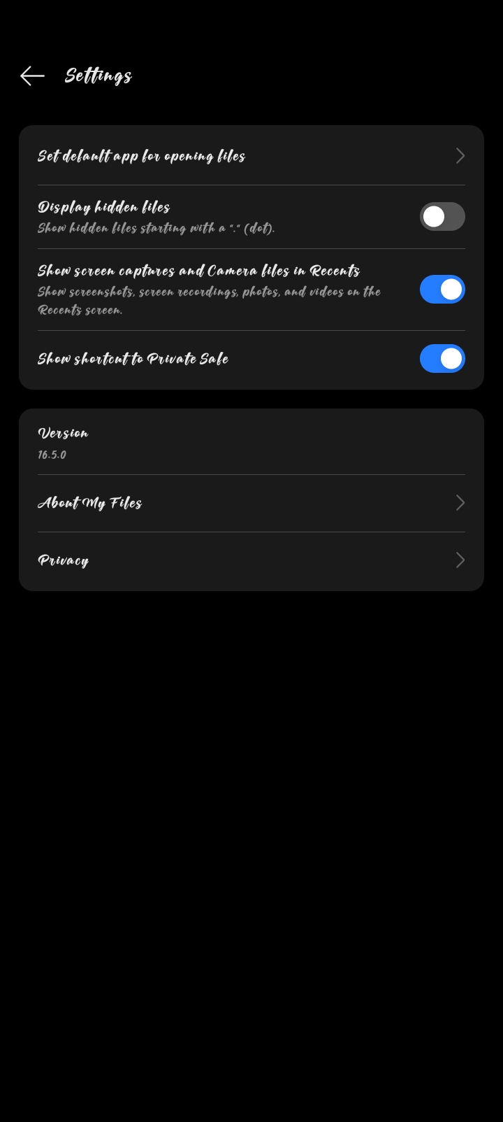 Files screenshot 4