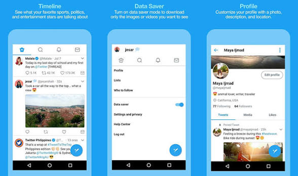 Twitter Lite screenshot 1