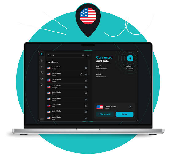 USA VPN screenshot 1