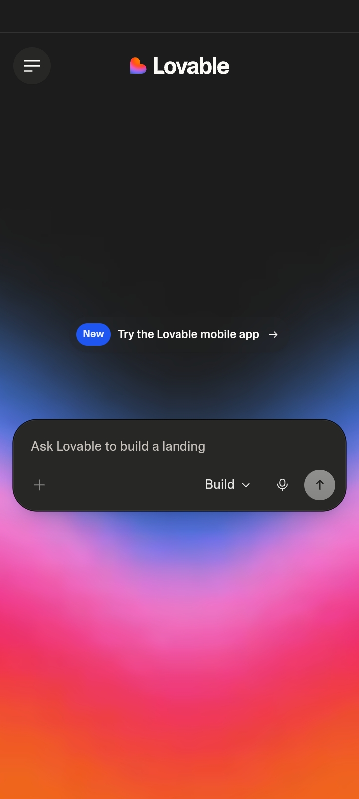 Lovable screenshot 2