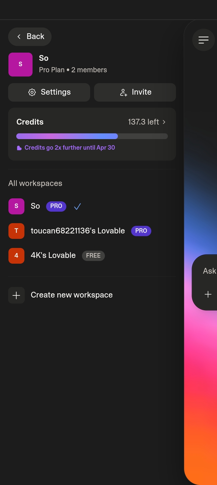 Lovable screenshot 4