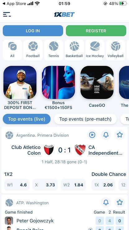 1xBet screenshot 4